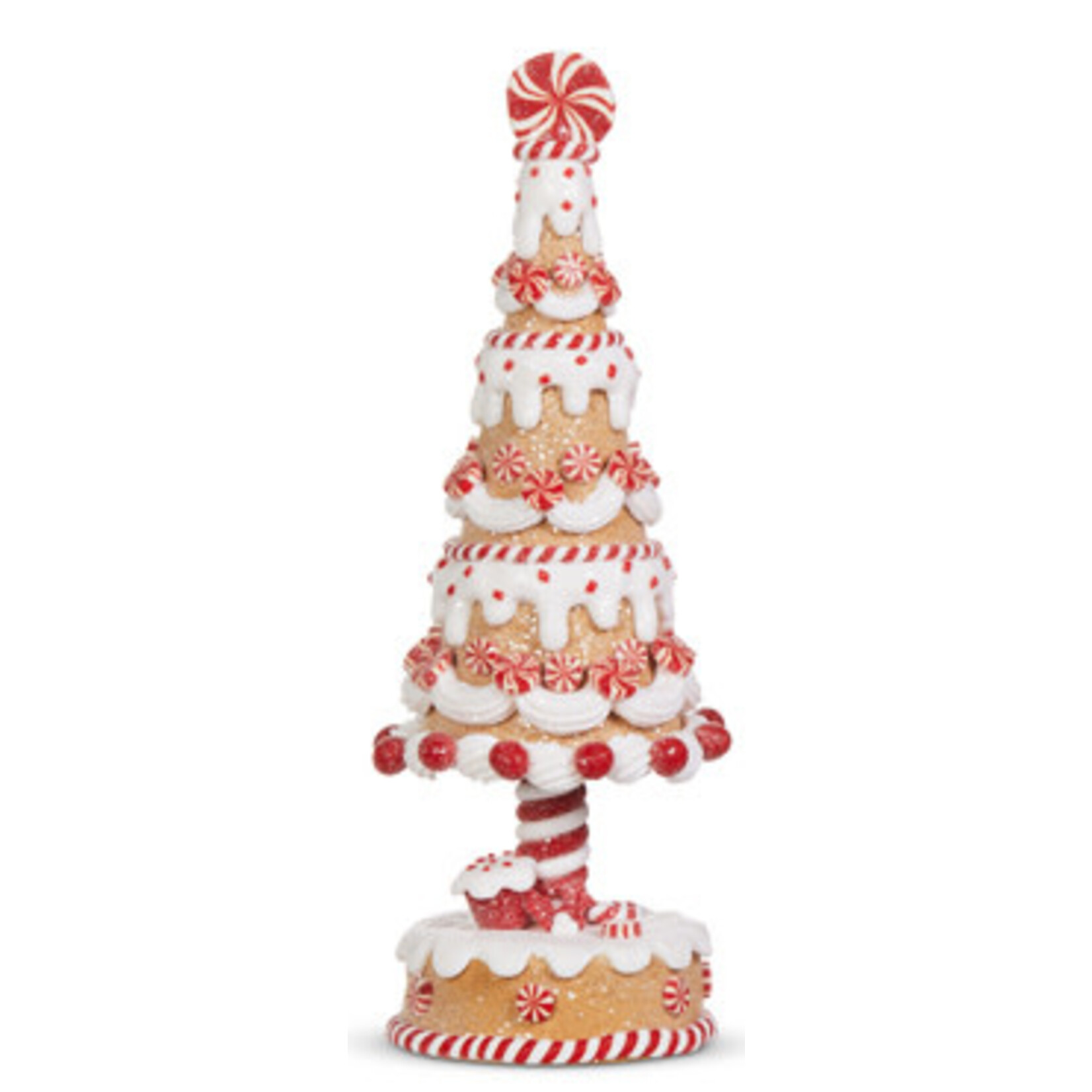 m. lynne designs gingerbread & peppermint tree