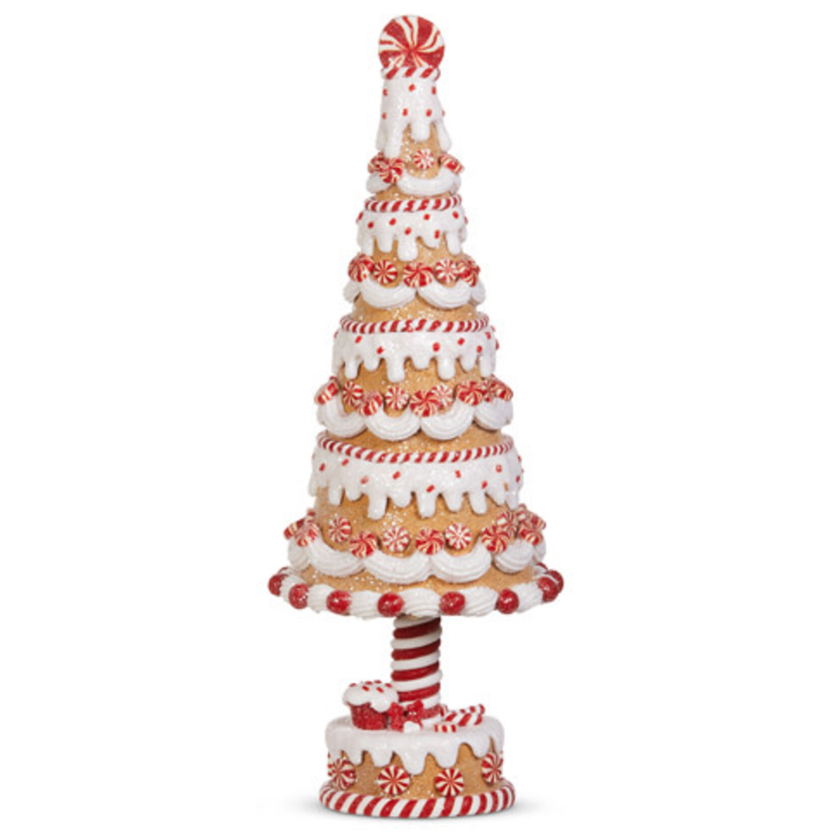 m. lynne designs gingerbread & peppermint tree