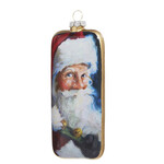 m. lynne designs santa portrait ornament