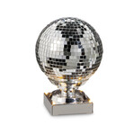 m. lynne designs standing animated spinning disco ball