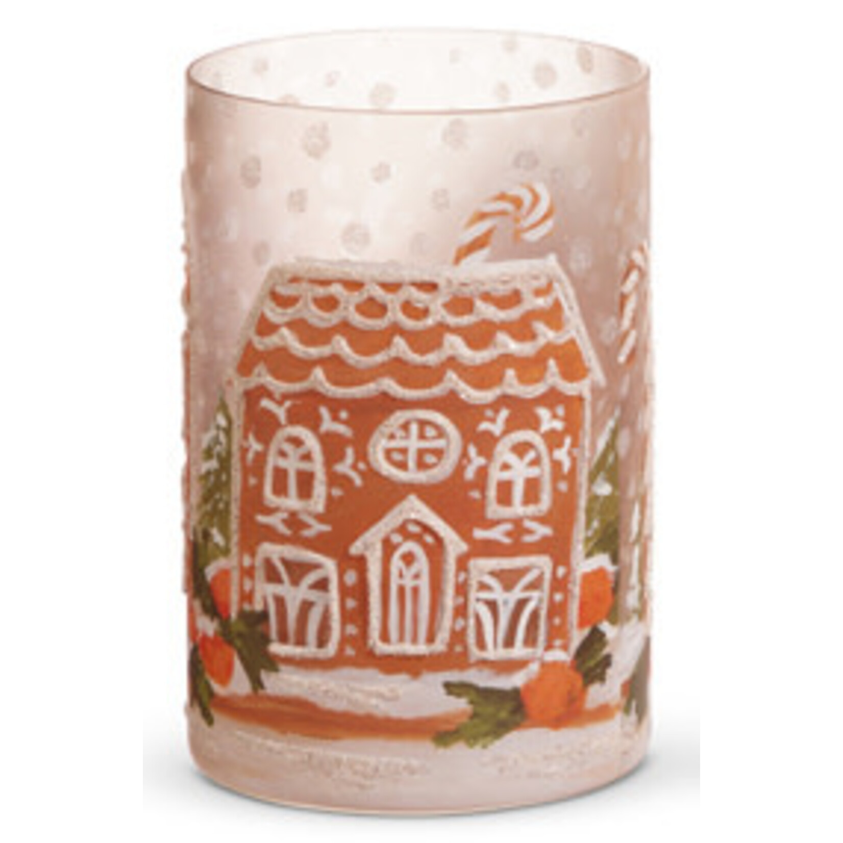m. lynne designs gingerbread house container