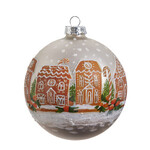 m. lynne designs glass gingerbread house ornament