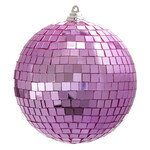 m. lynne designs large pink disco ball ornament