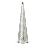 m. lynne designs silver disco ball cone tree