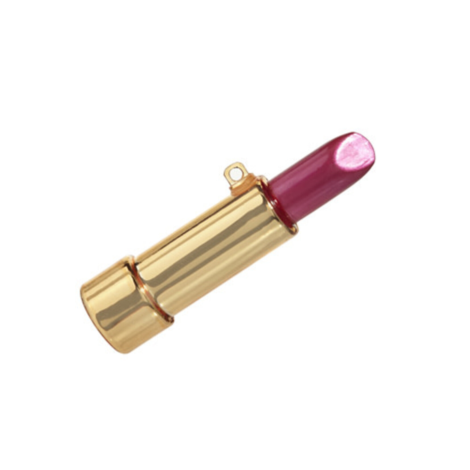 m. lynne designs pink lipstick ornament