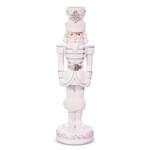 m. lynne designs white and silver nutcracker