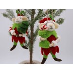 m. lynne designs felt christmas mouse ornament