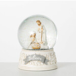 m. lynne designs holy family water globe
