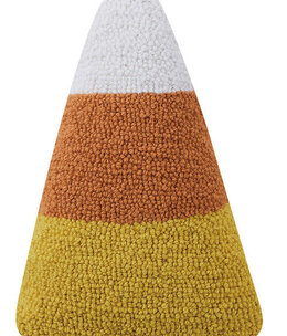 available at m. lynne designs shaped candy corn pillow