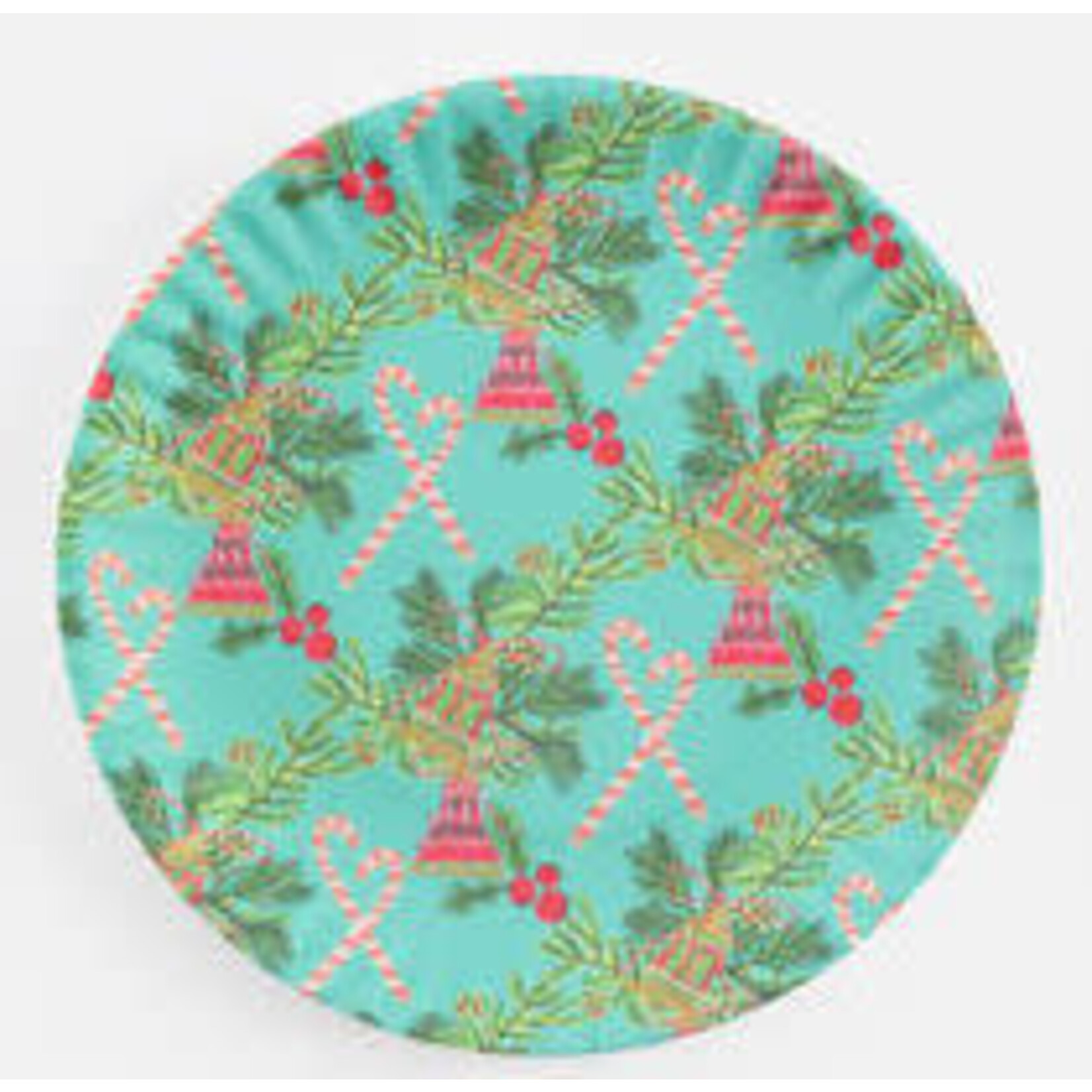 m. lynne designs vintage christmas 'paper' plate