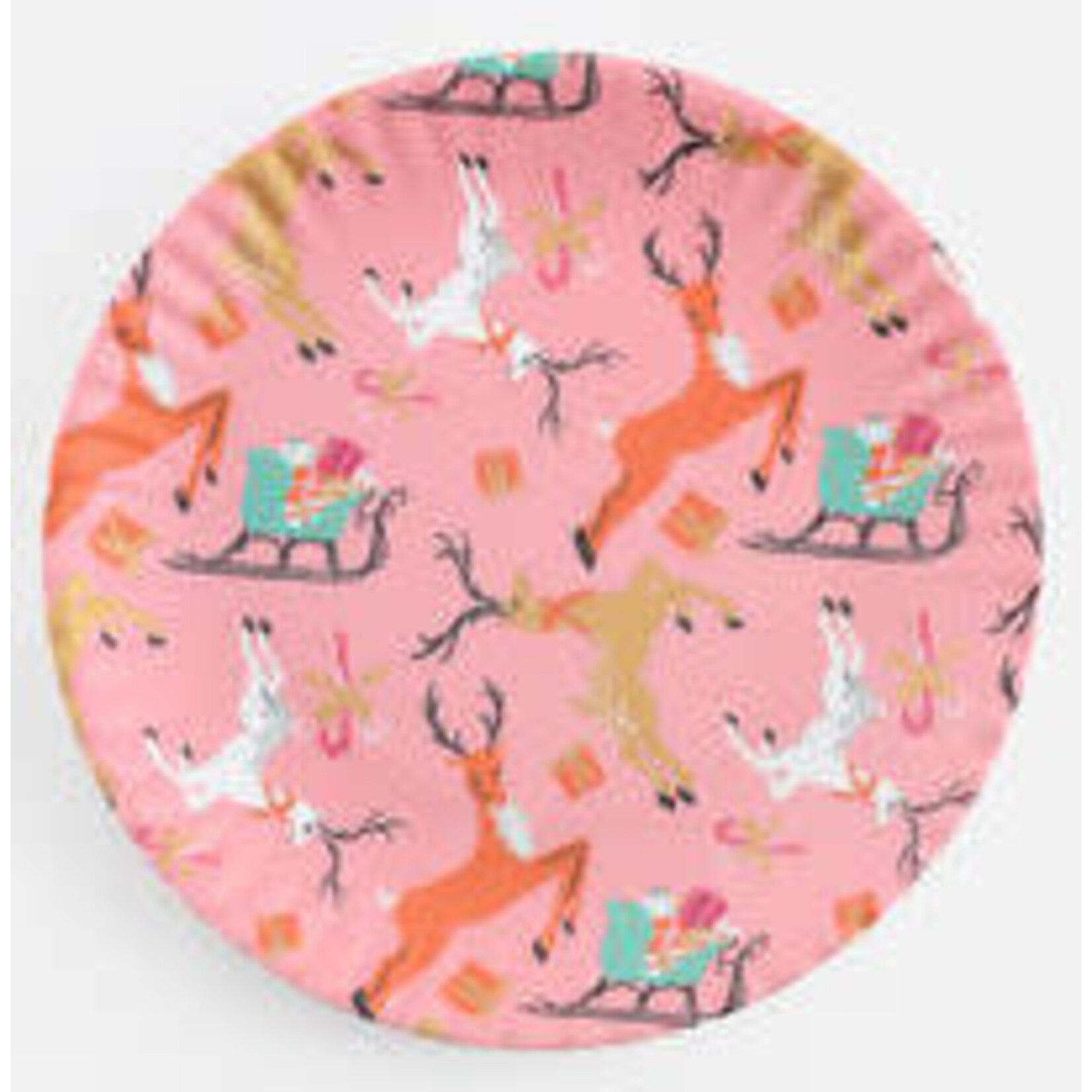 m. lynne designs vintage christmas 'paper' plate
