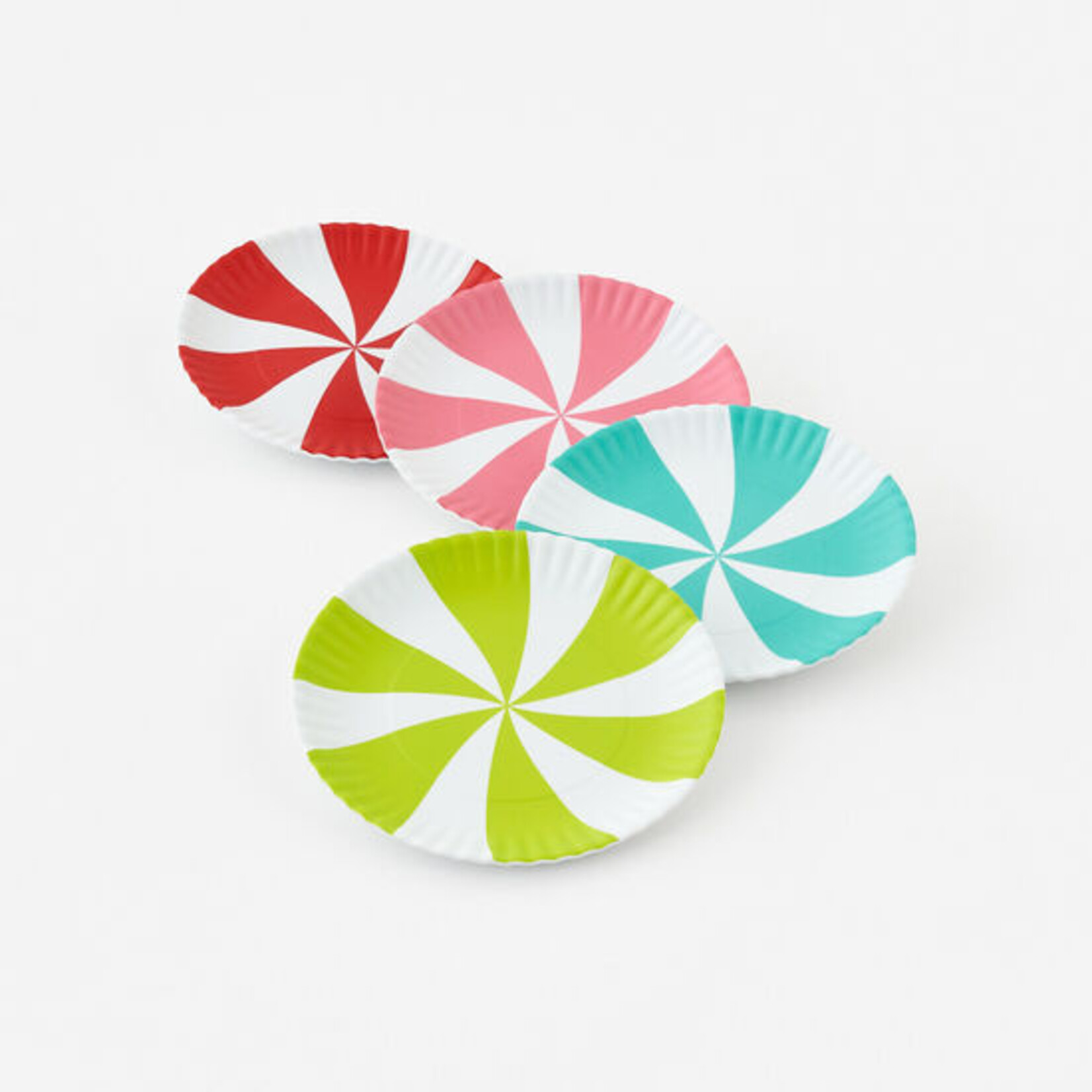 m. lynne designs peppermint 'paper' plate