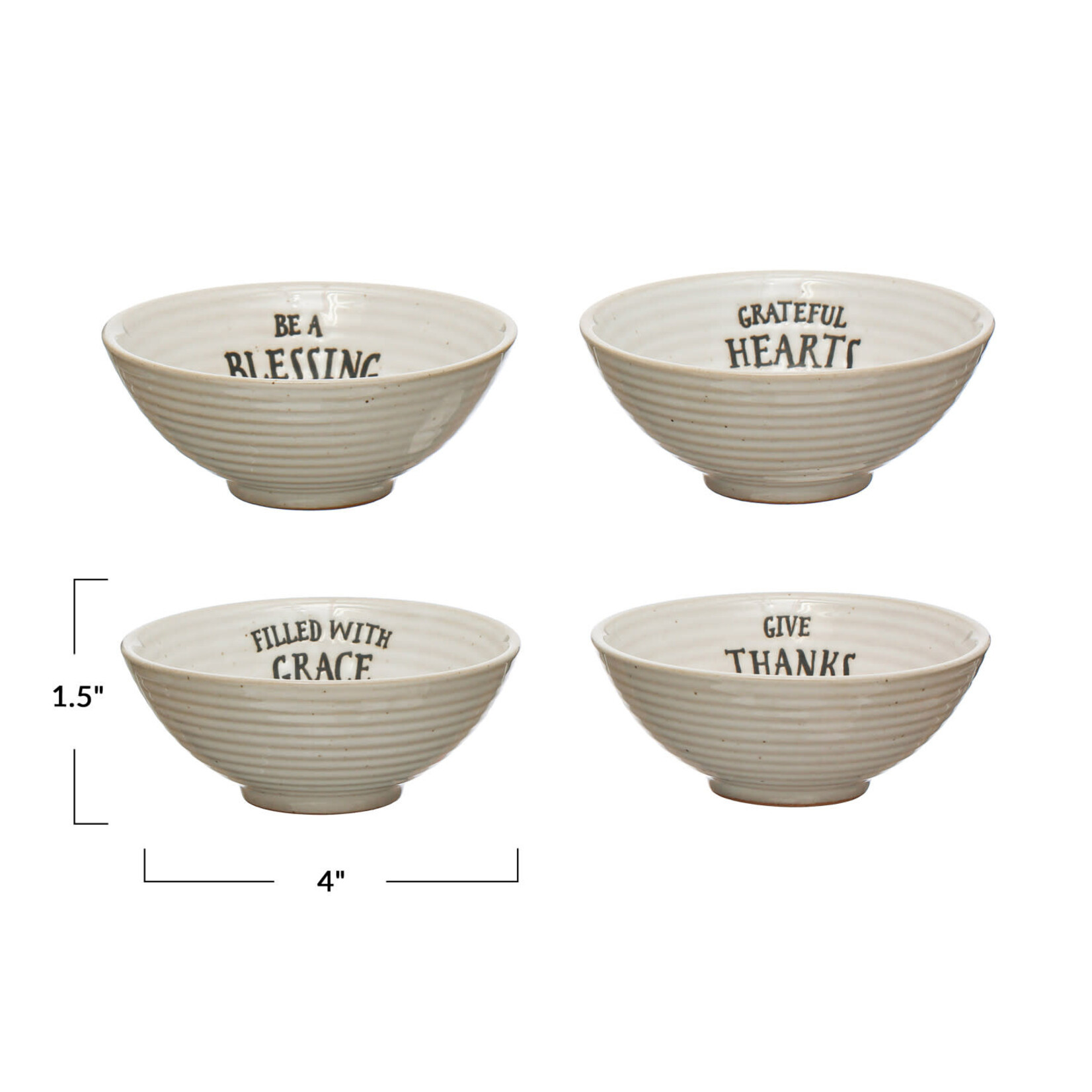 m. lynne designs cream fall bowl