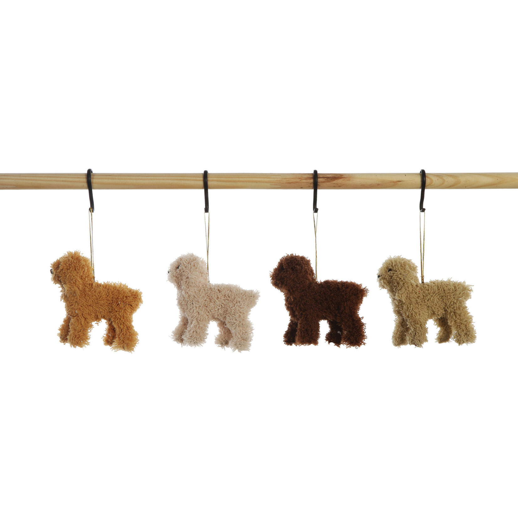 m. lynne designs fluffy dog ornament