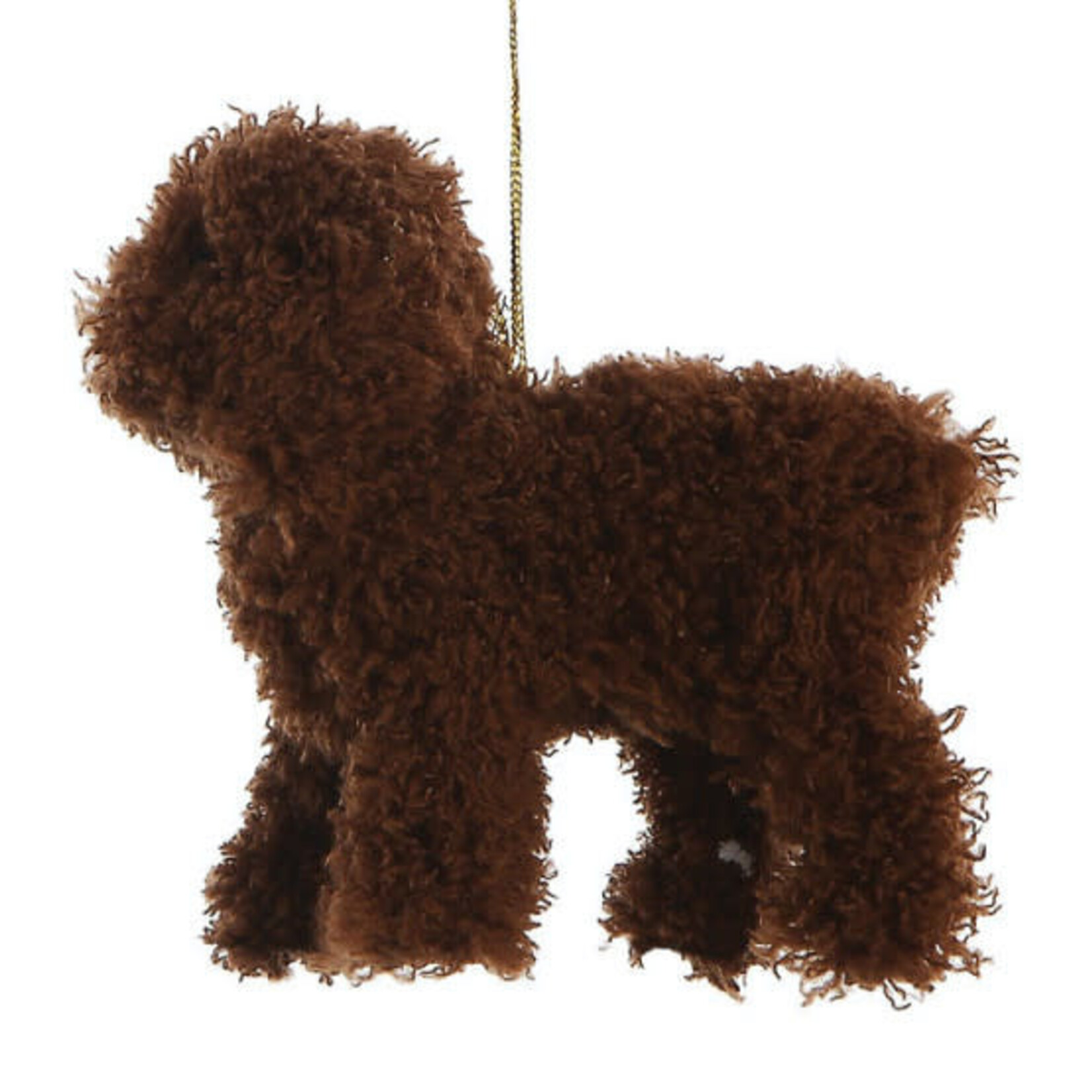 m. lynne designs fluffy dog ornament
