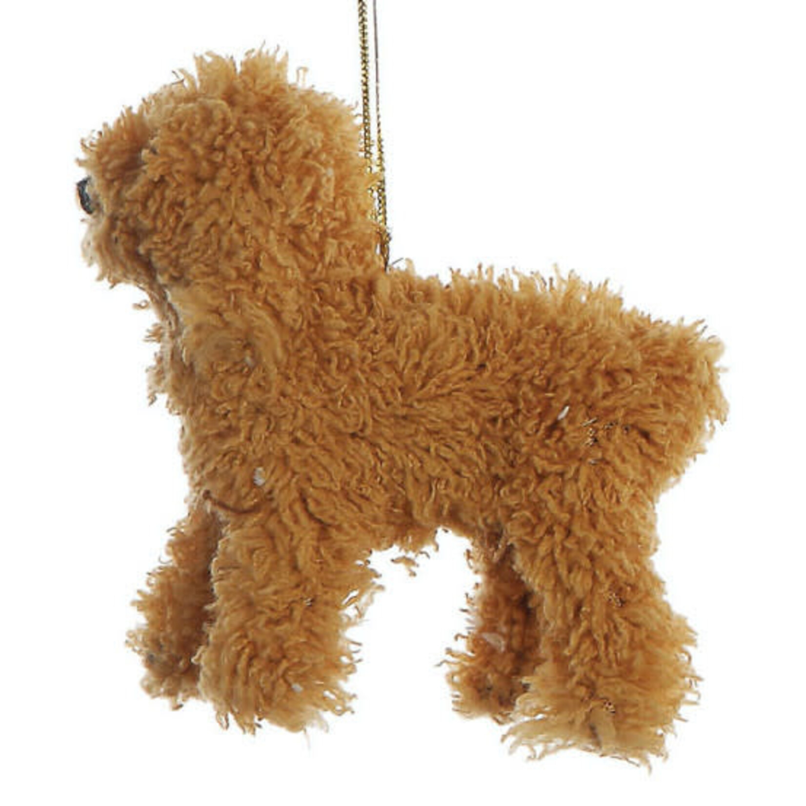 m. lynne designs fluffy dog ornament