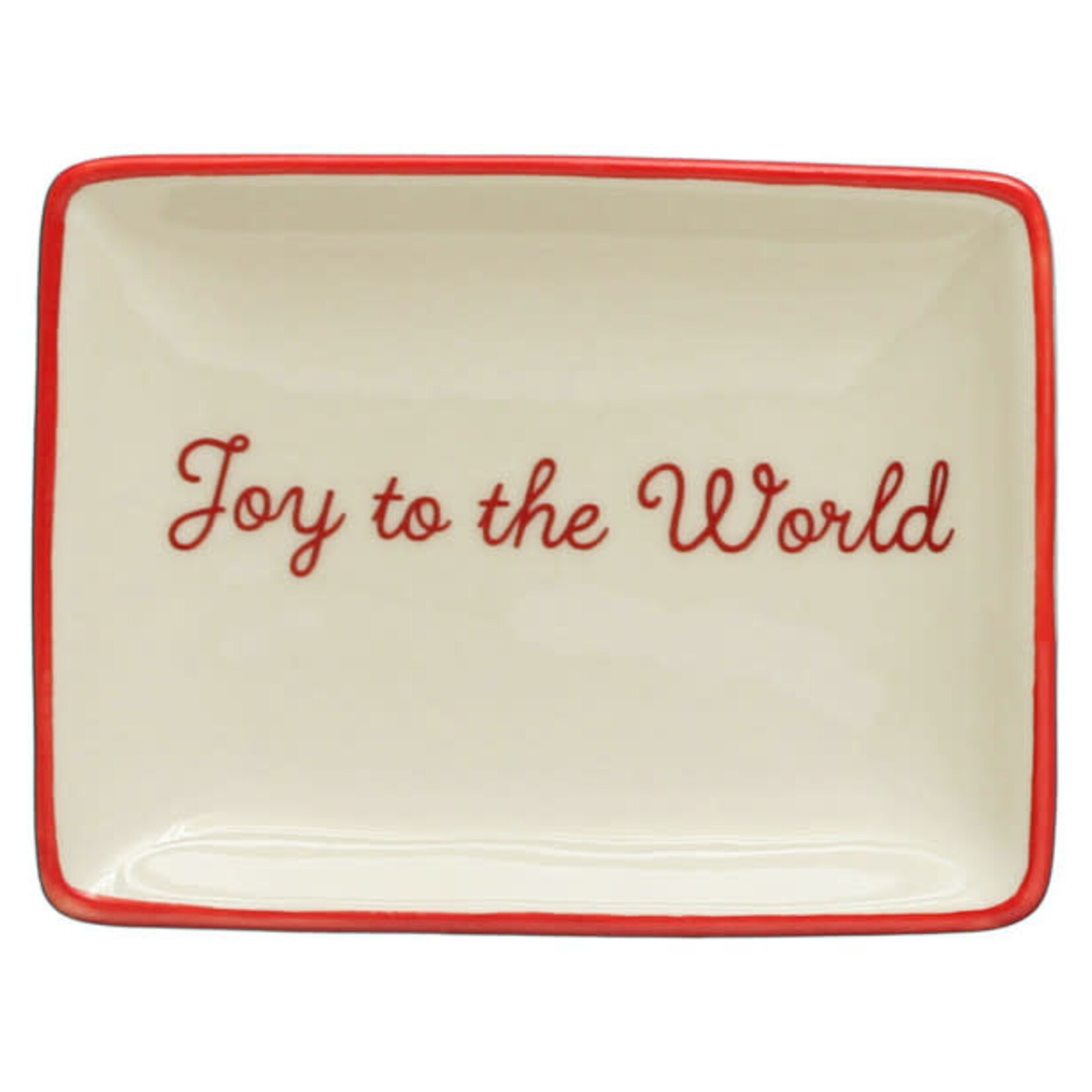 m. lynne designs holiday ceramic dish