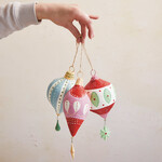 m. lynne designs medium paper mache ornament