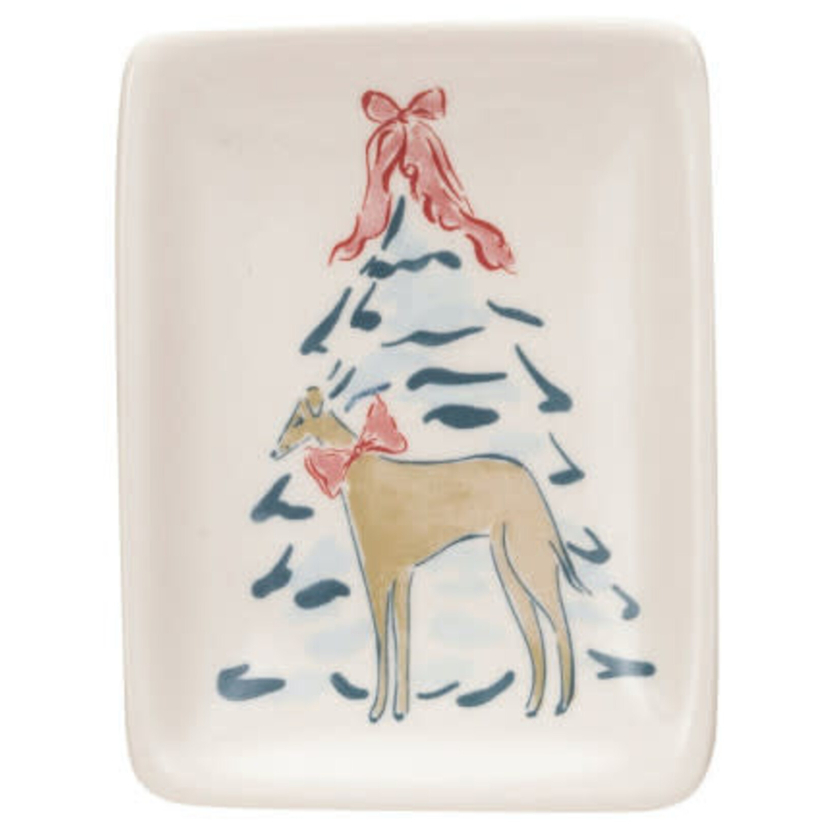 m. lynne designs pastel holiday dish