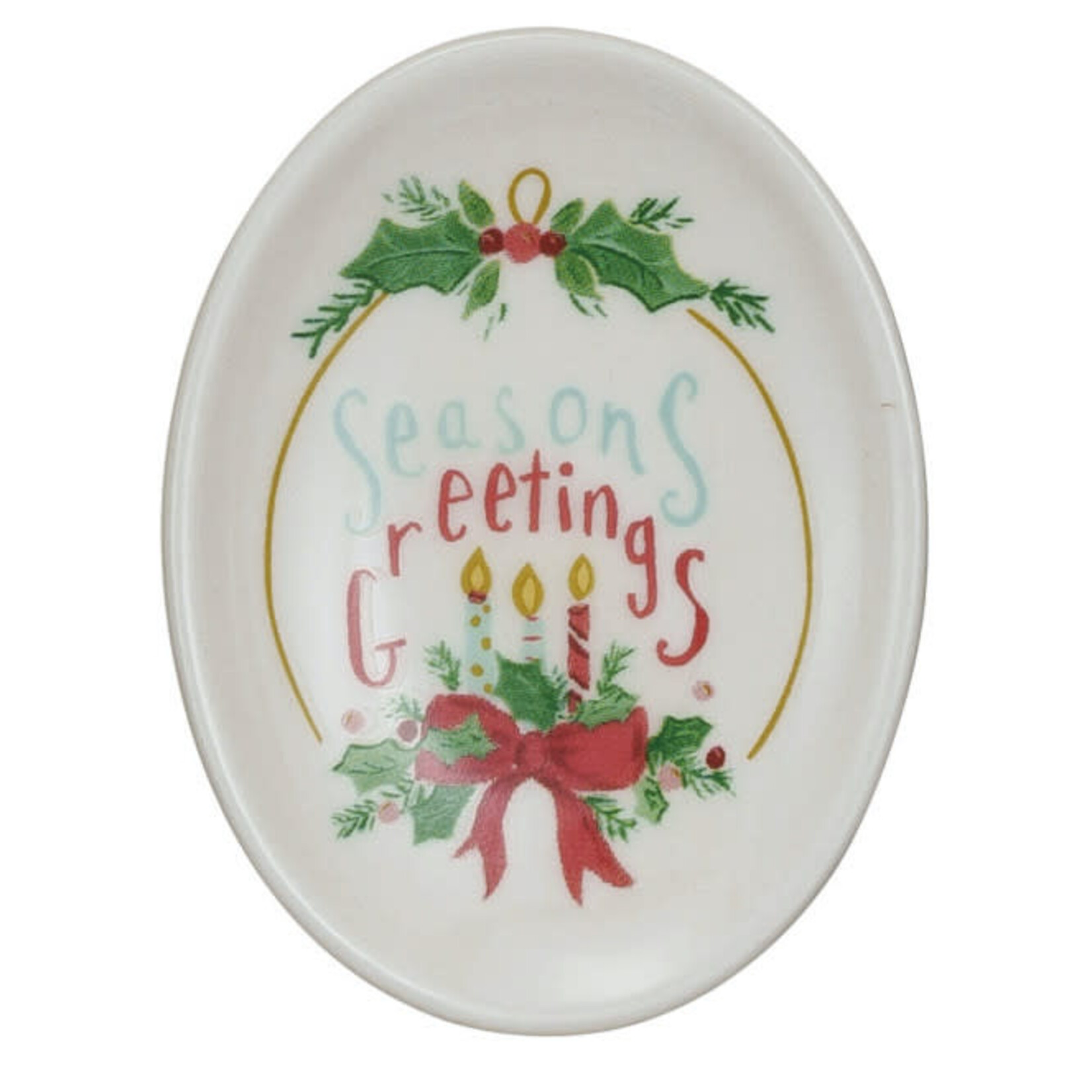 m. lynne designs small holiday trinket dish