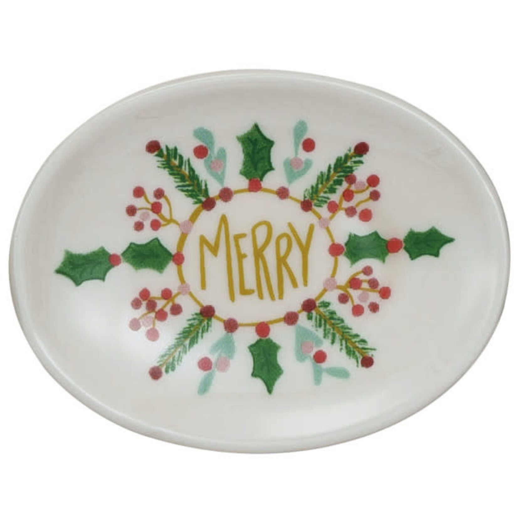 m. lynne designs small holiday trinket dish