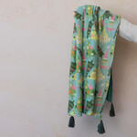 m. lynne designs cotton christmas tree throw