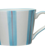 available at m. lynne designs striped ceramic mug