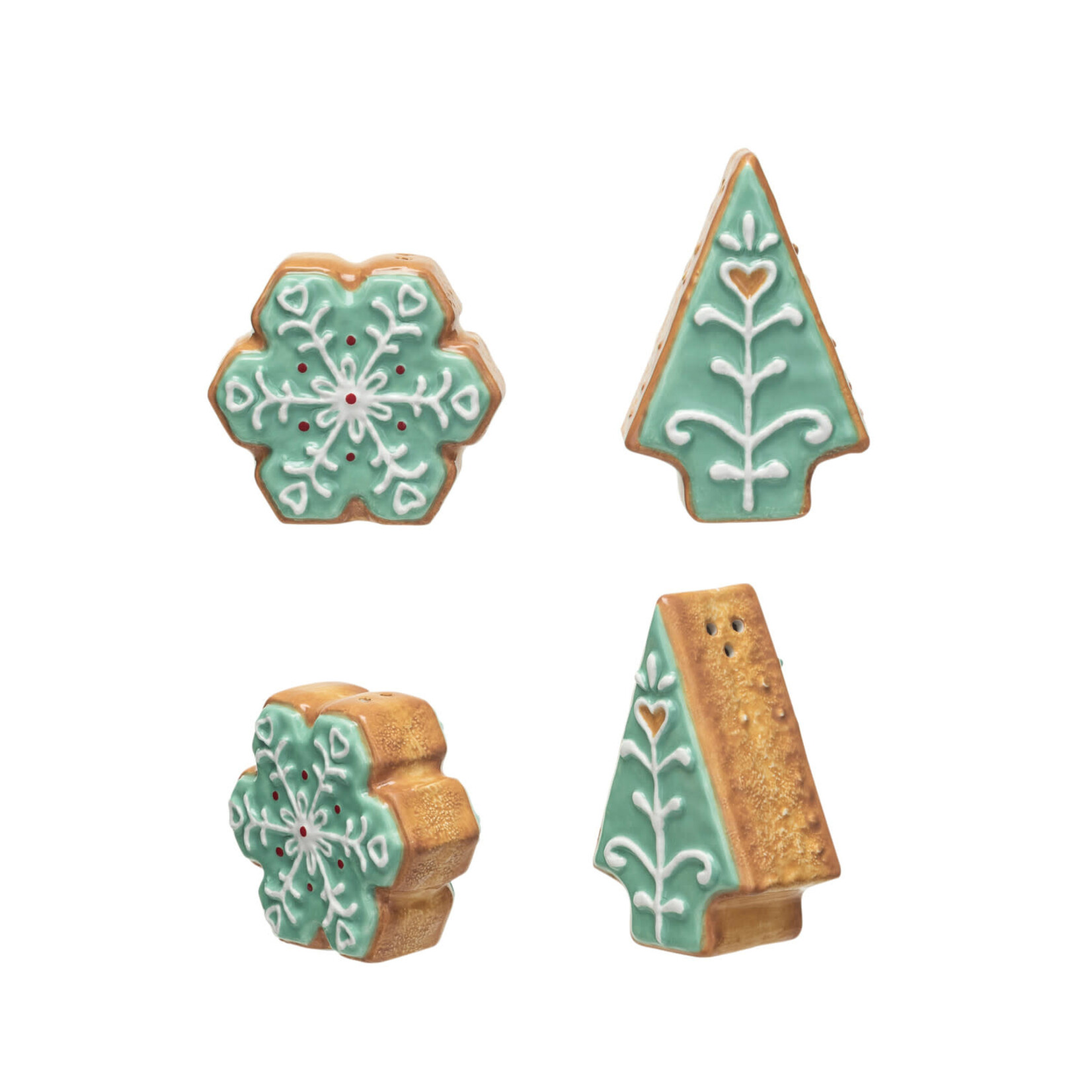 m. lynne designs iced gingerbread cookie salt and pepper