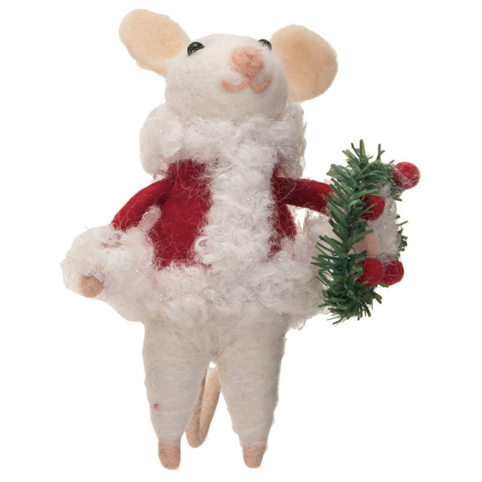 m. lynne designs felt santa and mrs. claus mouse