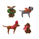 m. lynne designs felt dog ornament