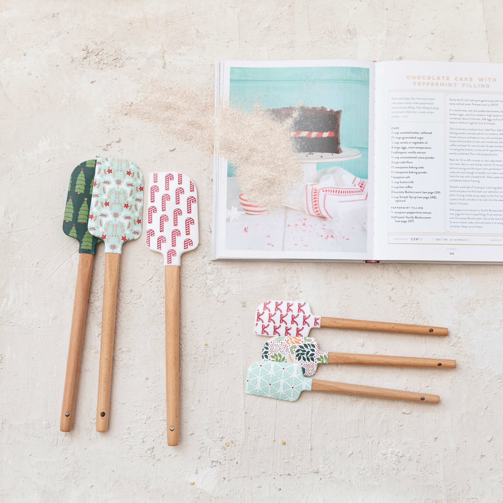 m. lynne designs christmas spatula