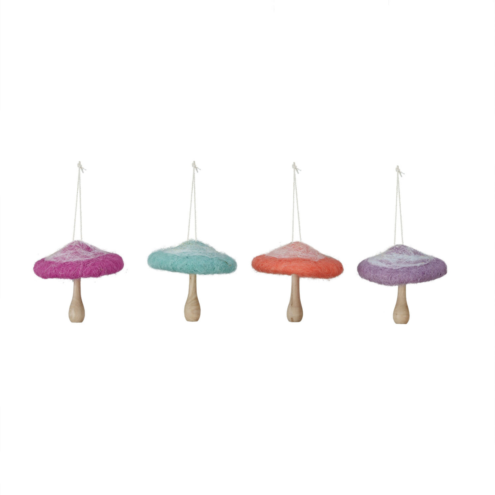 m. lynne designs felt mushroom ornament
