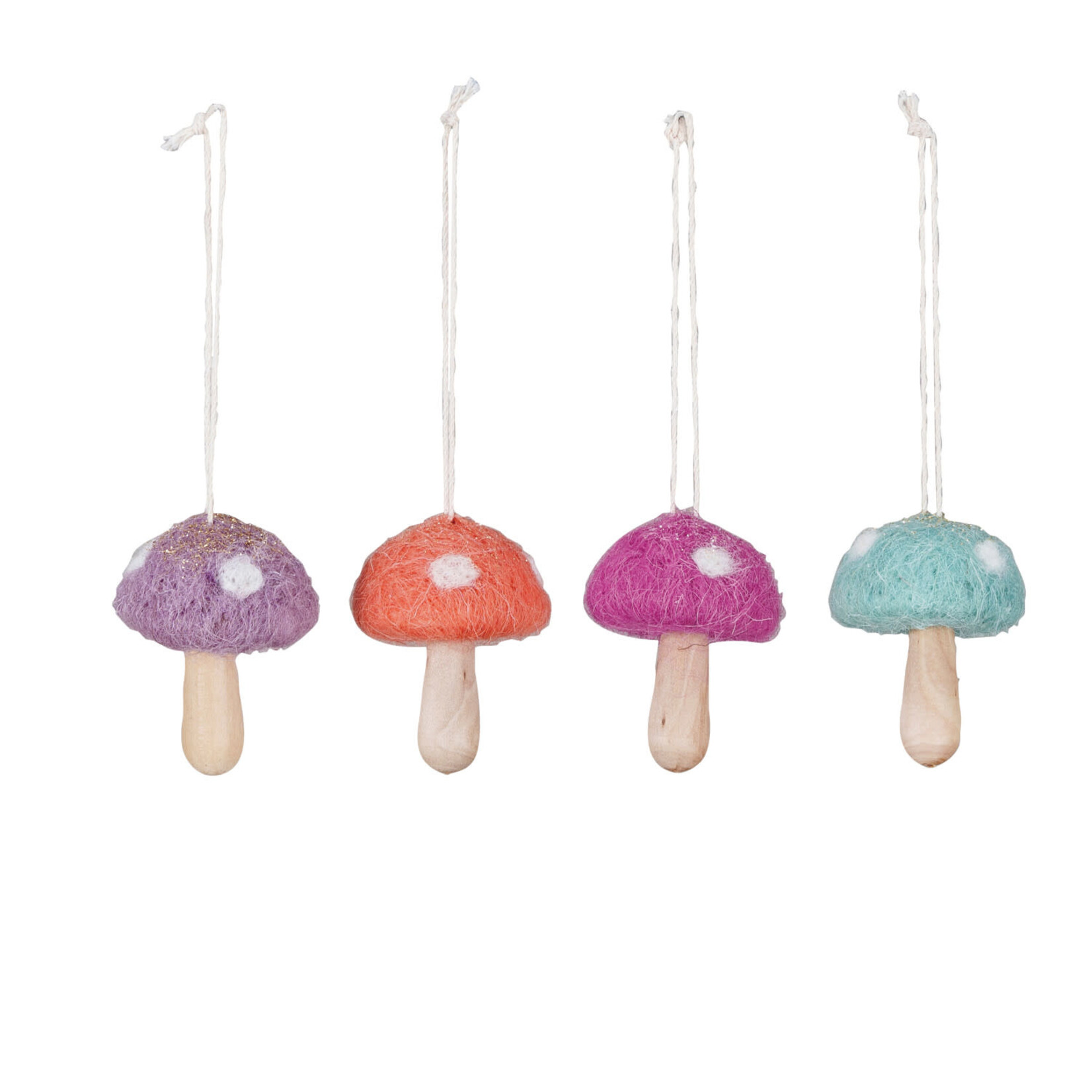 m. lynne designs felt mushroom ornament