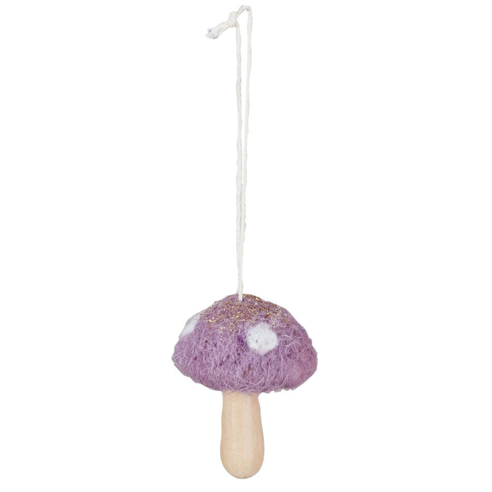 m. lynne designs felt mushroom ornament