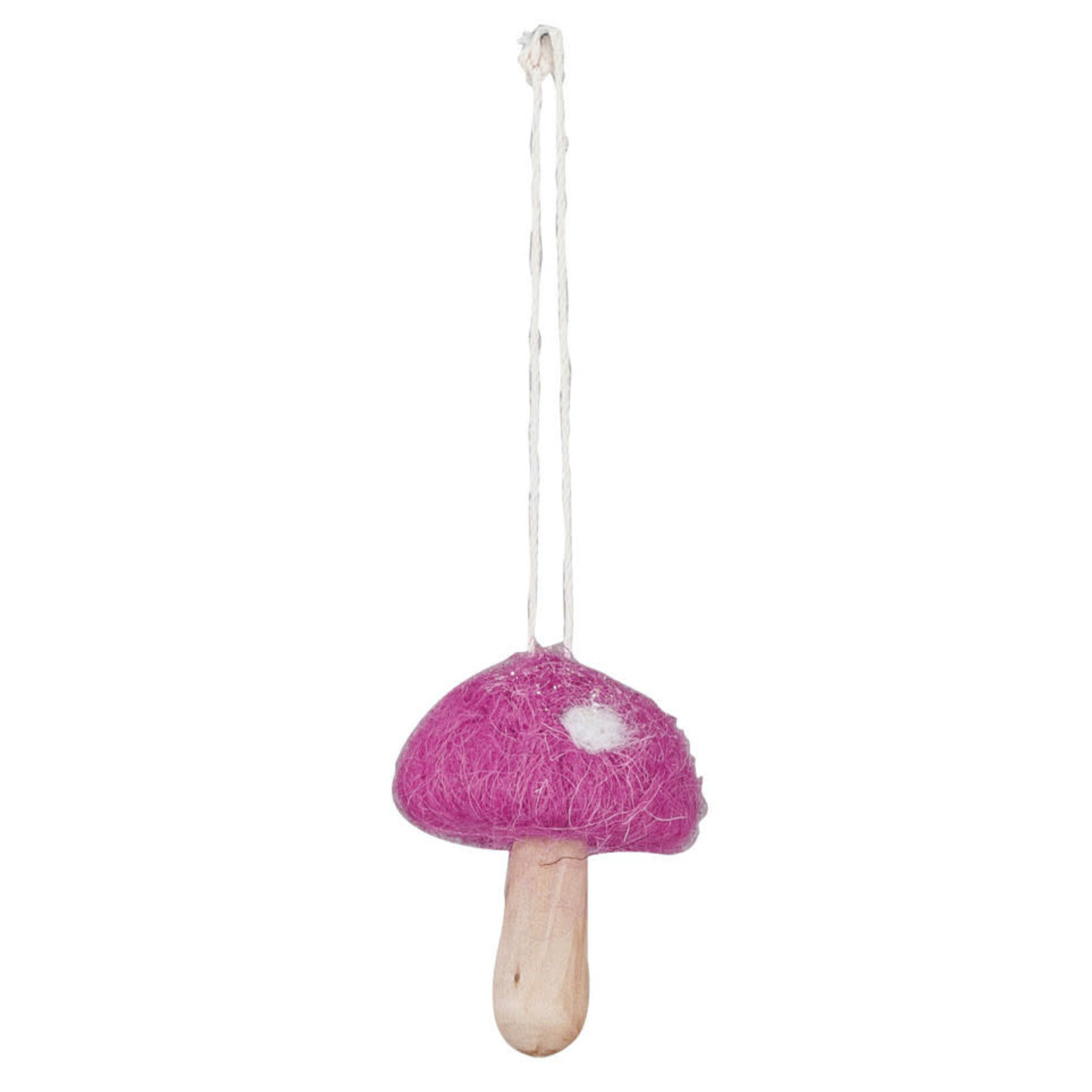 m. lynne designs felt mushroom ornament