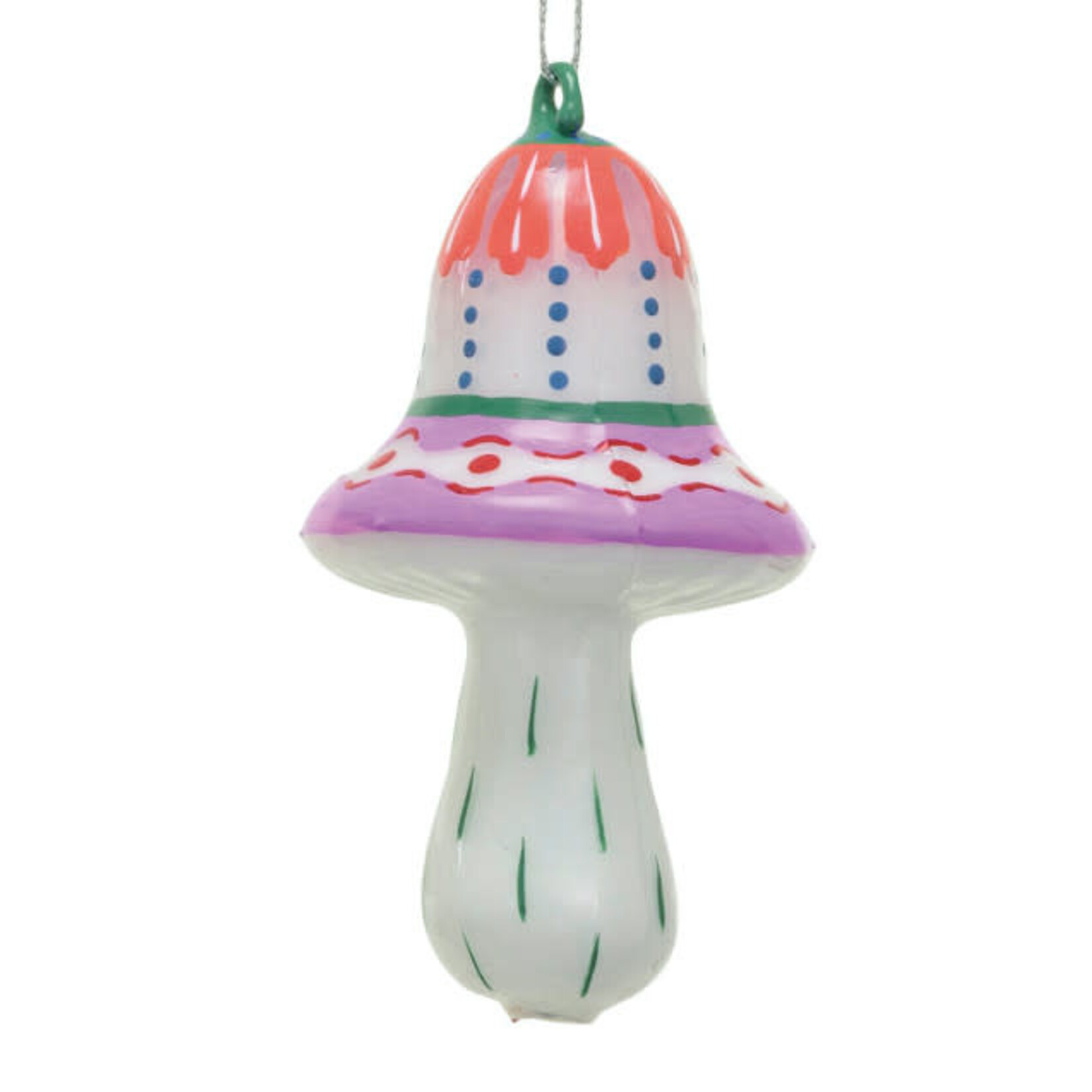 m. lynne designs glass mushroom ornament