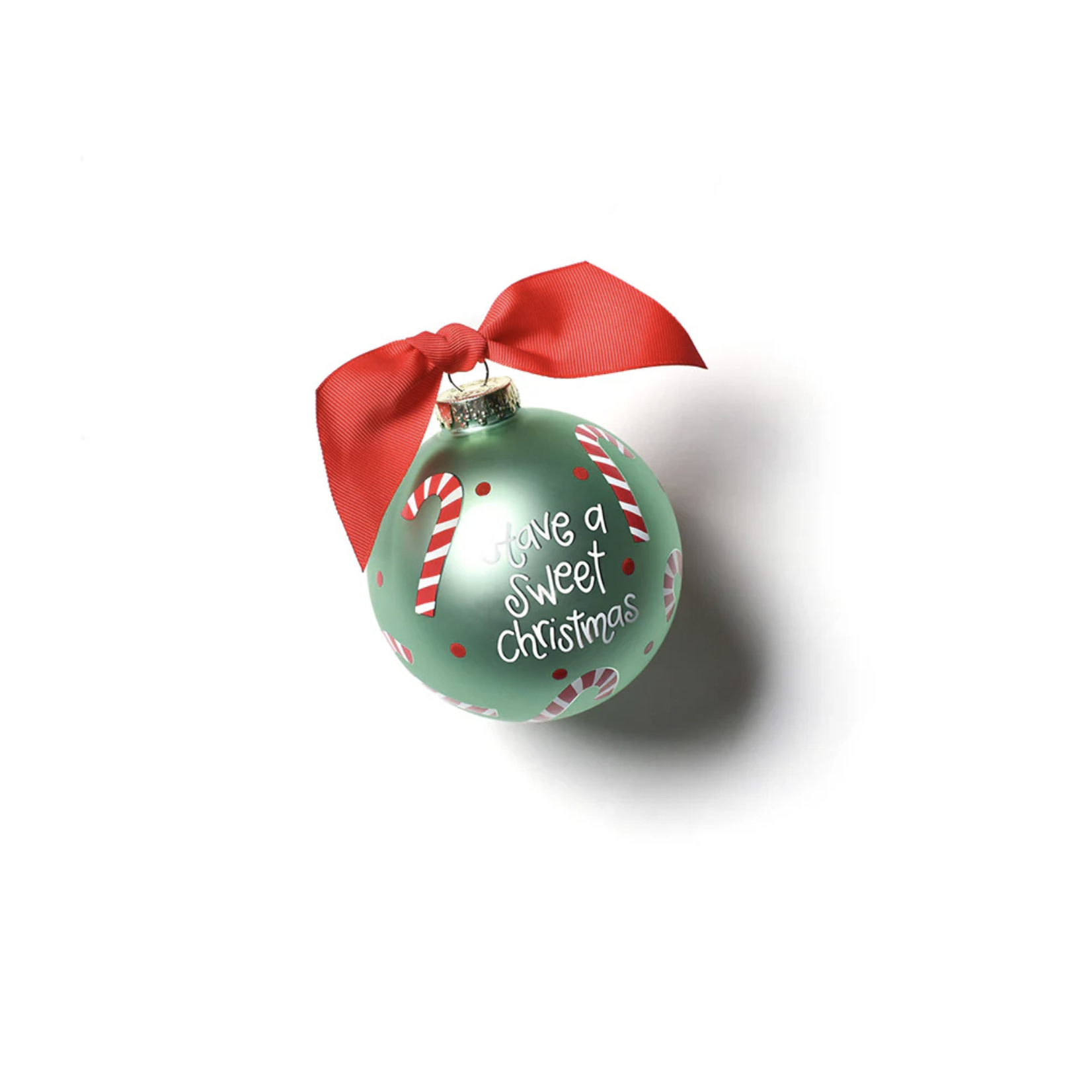 coton colors have a sweet christmas glass ornament