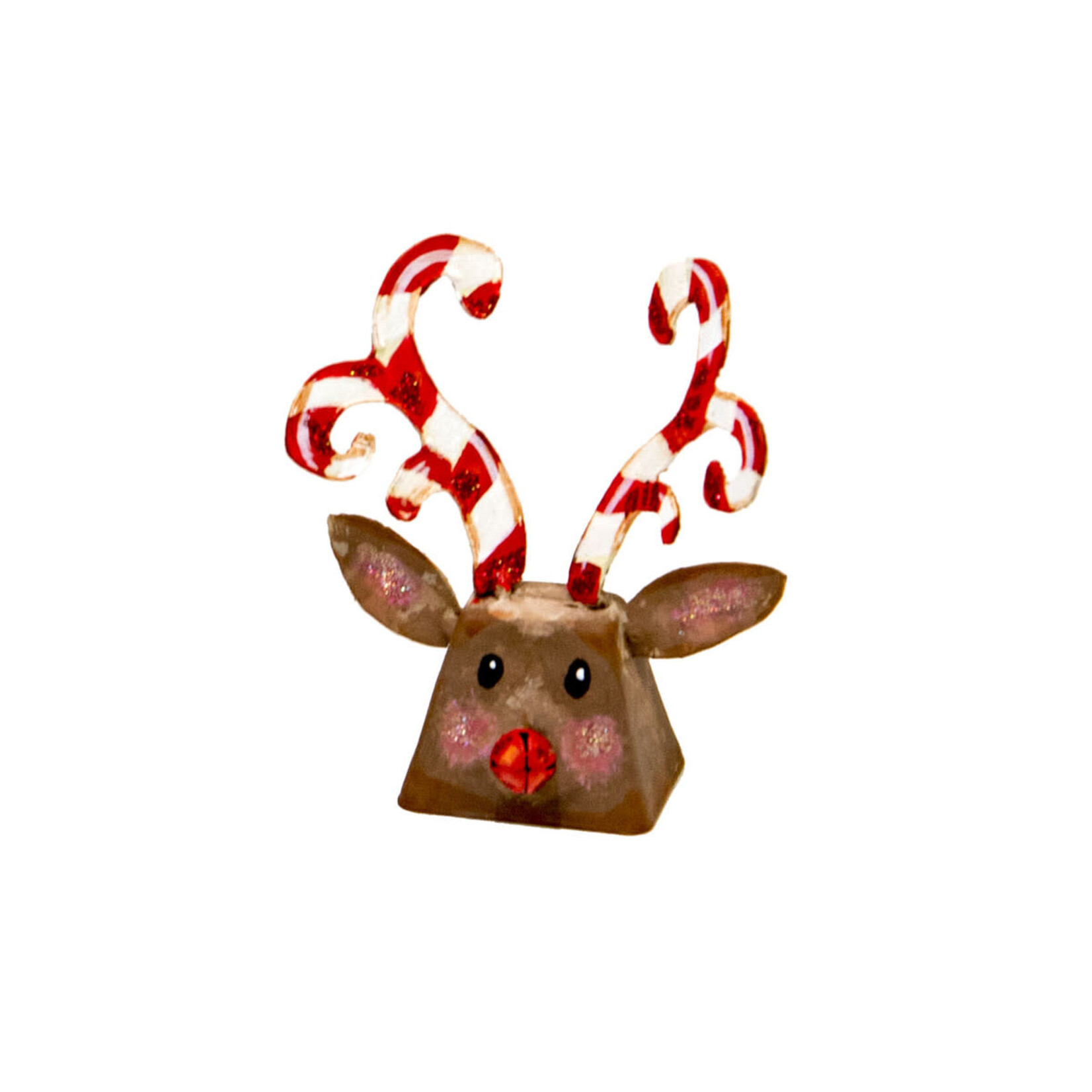the round top collection reindeer cowbell