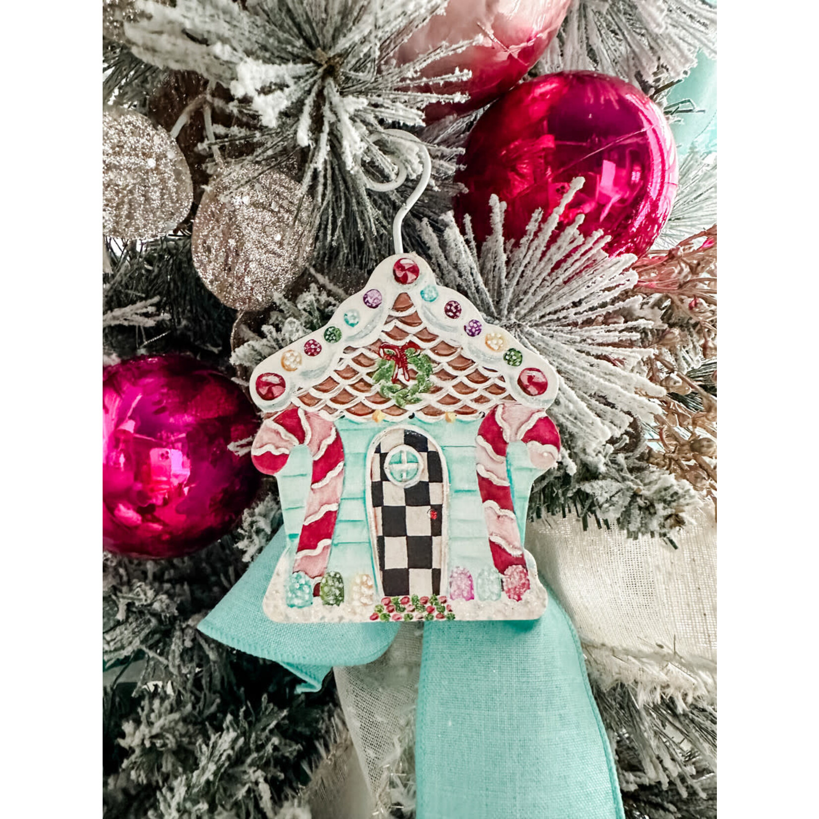 the round top collection gingerbread house ornament