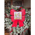 the round top collection red bow display