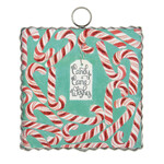 the round top collection candy canes wishes charm