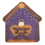 the round top collection nativity magnet