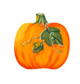 the round top collection pumpkin magnet