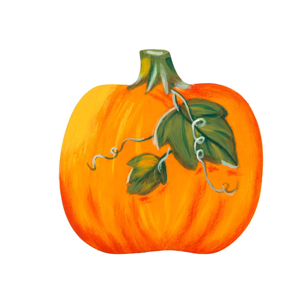 the round top collection pumpkin magnet