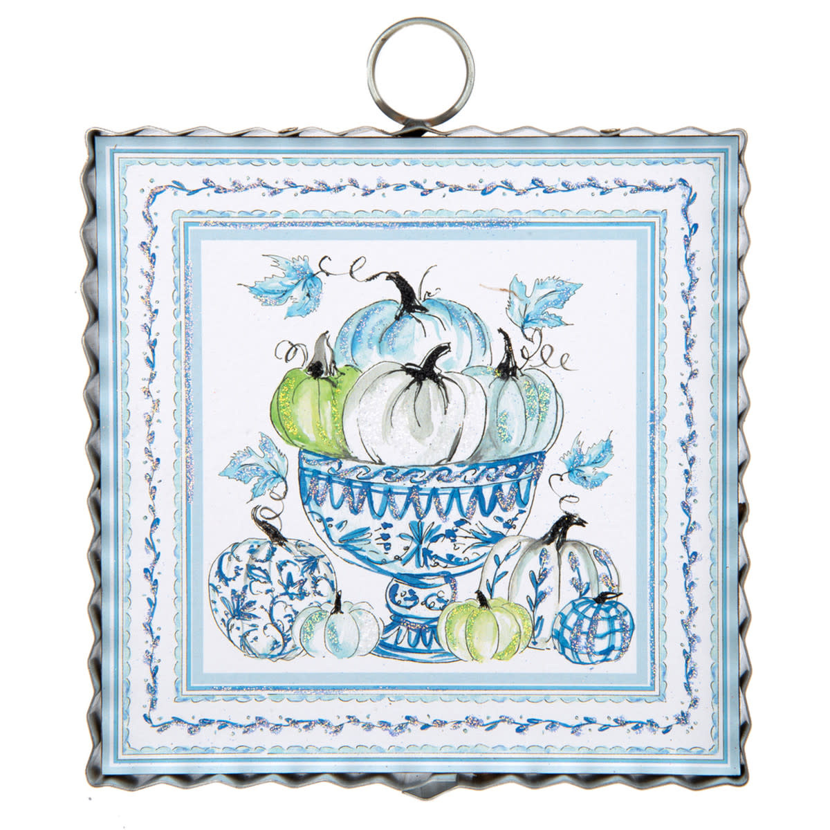 the round top collection bowl of pumpkins charm