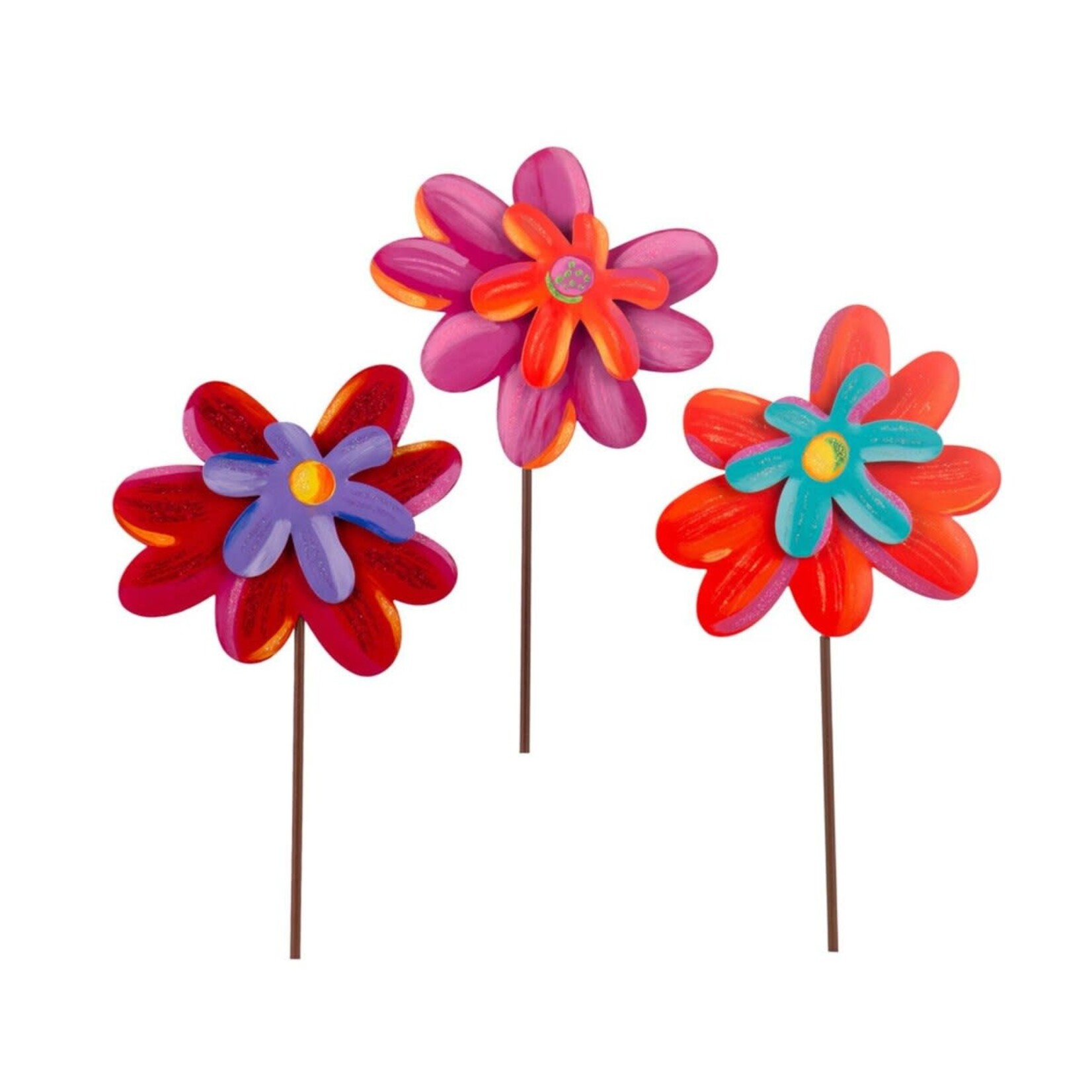 the round top collection small enchanted flower stake