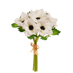 m. lynne designs white real touch anemone bundle