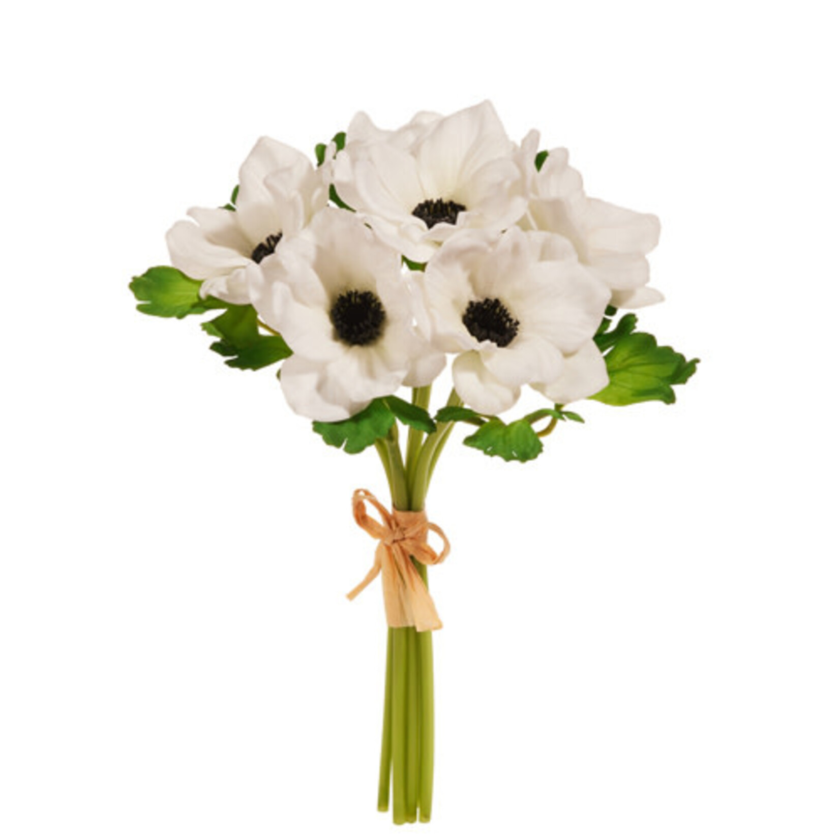 m. lynne designs white real touch anemone bundle