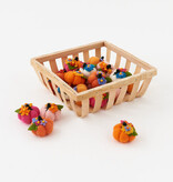 available at m. lynne designs small colorful felt pumpkin