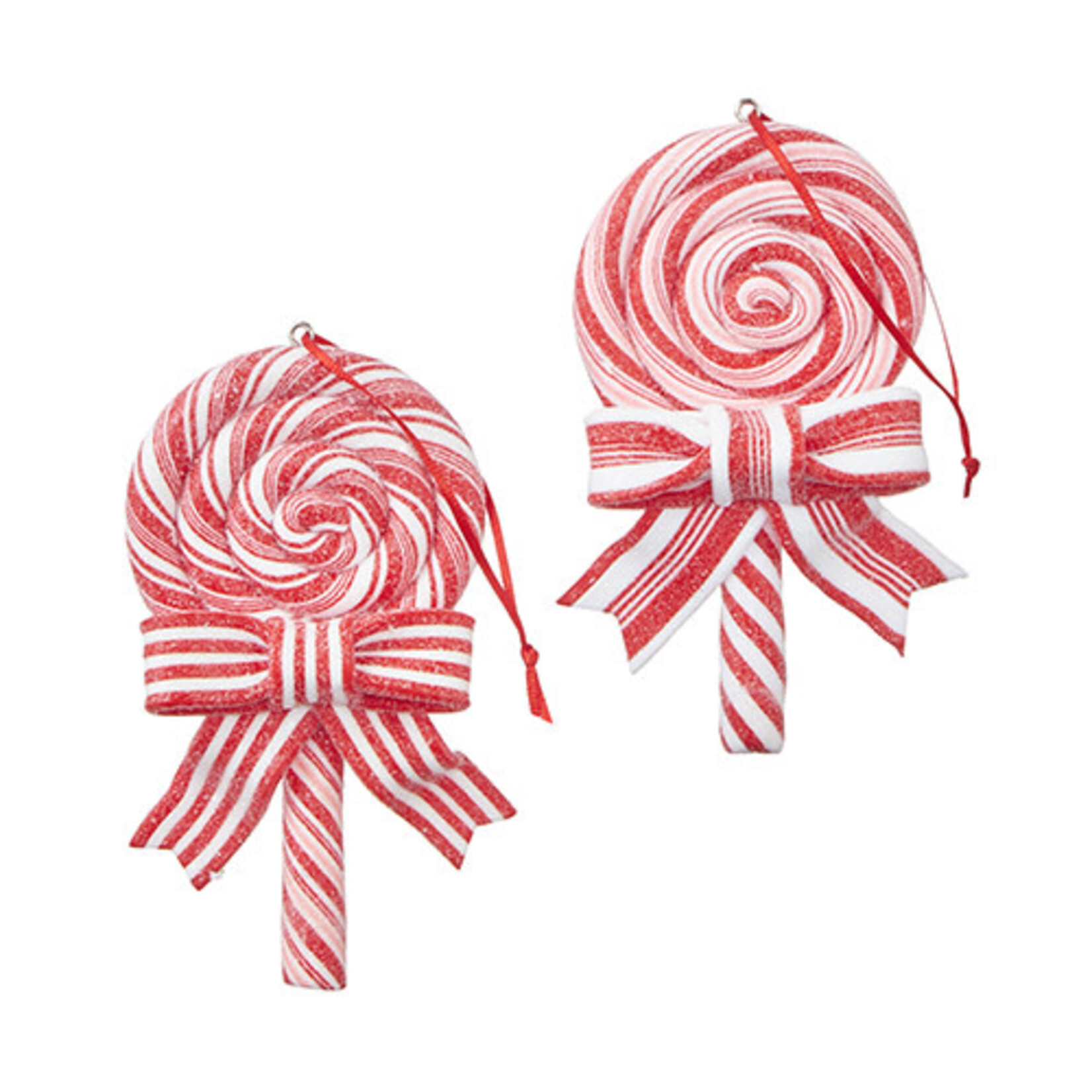 m. lynne designs peppermint lollipop ornament